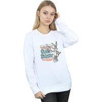 Looney Tunes Women's Bugs Bunny Vintage Sweatshirt in White | Size: Medium