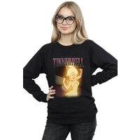 Tinkerbell Women's Montage Sweatshirt in Black | Size: Small