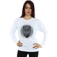 Black Panther Women's Made In Wakanda Sweatshirt in White | Size: Large