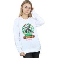 National Lampoon's Christmas Vacation Women's Merry Clarkmas Sweatshirt in White | Size: Large