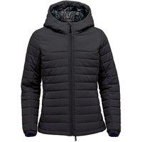 Stormtech Women's Nautilus Quilted Hooded Jacket in Black | Size: Large
