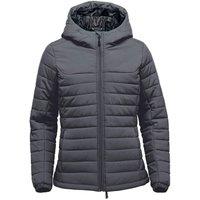 Stormtech Women's Nautilus Quilted Hooded Jacket in True Black | Size: Large