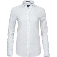 TEE JAYS Women's Perfect Oxford Shirt in White | Size: 8