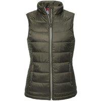 Russell Women's Nano Padded Body Warmer in Dark Olive | Size: 20