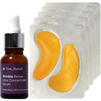 Wrinkle Renew Ultra Concentrated Anti-Aging Serum 15ml + 24K Gold + Antioxidant Hydrating Eye Treatments Pads