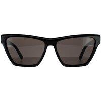 Saint Laurent Women's Cat Eye Black Black Sunglasses