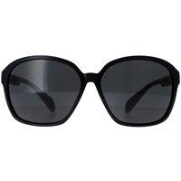 adidas Women's Oval Shiny Black Contrast Grey SP0013