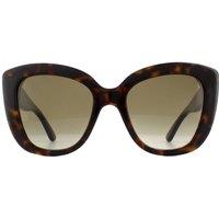 Gucci Women's Cat Eye Havana Brown Gradient Sunglasses