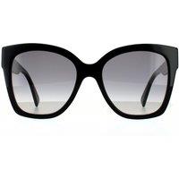 Gucci Women's Square Black Grey Gradient Sunglasses
