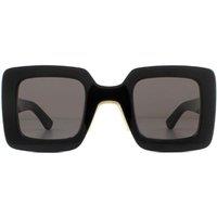 Square Black Grey Sunglasses