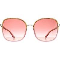 Chloe Women's Square Yellow to Pink Crystal Fade & Gold Pink Gradient CH0031S Franky