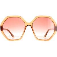 Chloe Women's Round Orange Crystal Pink Gradient CH0008S Esther