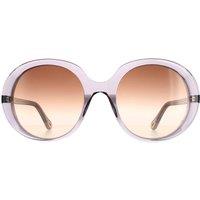Chloe Women's Oval Transparent Grey Brown Gradient CH0007S