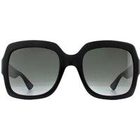 Gucci Women's Square Black Grey Gradient Sunglasses GG0036SN