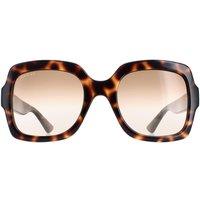 Gucci Women's Square Havana Brown Gradient GG1337S