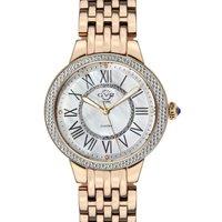 Astor II MOP Dial IP Rose Gold Diamond Swiss Quartz Watch