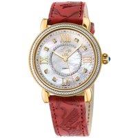 Marsala leather Swiss Quartz Watch