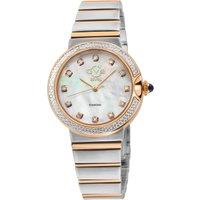 Sorrento Diamond ,316L Stainless Steel Case, White MOP Dial, Swiss Quartz Watch