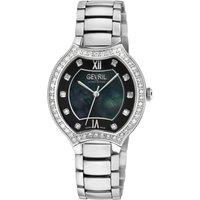Lugano Swiss Diamond , Black MOP Dial,316L Stainless Steel Case, 316L Stainless Steel Bracelet . Swiss Quartz Watch