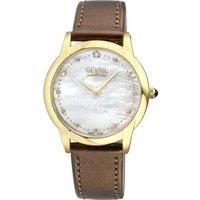 Airolo Swiss Diamond 13021 Italian Croc Leather Swiss Quartz Watch