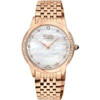 Gevril Women's Airolo, Swiss Quartz Watch, White MOP Dial, 316L Stainless Steel, & Sapphire Crystal
