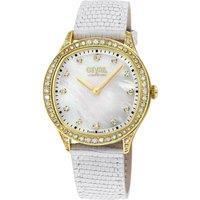 Morcote 10221 Swiss Diamond Italian Leather Swiss Quartz Watch
