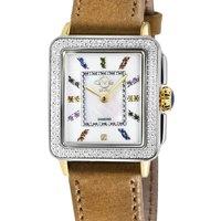 GV2 Women's Padova Gemstone 12334.1 Light Tan Swiss Quartz Watch