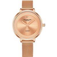 Symphony 3946 Women's Mesh Diamond Watch Quartz with Brushed Finish Dial and Diamond Accents