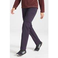 Craghoppers Women's 'Kiwi Pro II Convertible' Regular Fit Hiking Trousers in Dark Navy | Size: 16R