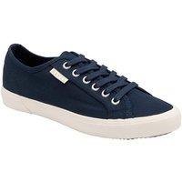 Ravel Women's 'Sulby' Canvas Lace-Up Plimsolls in Navy | Size: 4