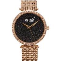 SO&CO Women's 5080 38mm Classic Quartz Watch in Rose Gold