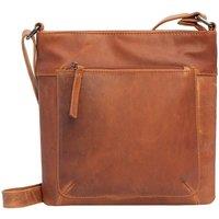 PRIMEHIDE Women's 'Texan' Leather Crossbody Handbag in Brown
