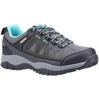 Cotswold Women's 'Maisemore Low' Suede / PU / Mesh Hiking Shoes in Grey | Size: 6