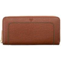 Watson & Wolfe Women's 'Wilton' Large Zipped Purse in Brown