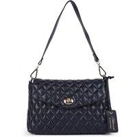 'Tramonto Toscana' Real Leather Flapover Quilted Bag