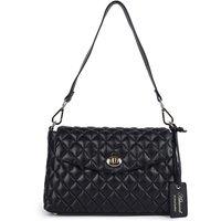 'Tramonto Toscana' Real Leather Flapover Quilted Bag