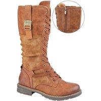 Cipriata Women's Gabriela Knee-High Boots in Tan | Size: 5
