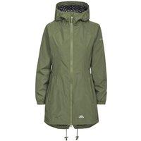 Trespass Women's Waterproof Shell Jacket in Dark Green | Size: 2XS