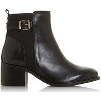 Dune London Women's 'Poetic' Leather Ankle Boots in Black | Size: 3