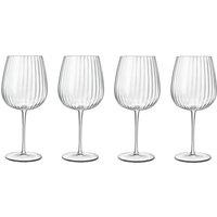 Optica Burgundy / Gin Glasses - Dishwasher Safe, 750 ml Pack of 4