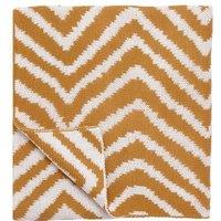 Scion 'Snow Drop Zig Zag' Throw in Burnt Orange