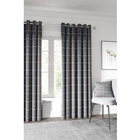 Helena Springfield 'Harper' Woven Lined Curtains in Charcoal | Size: 167 cm width x 137 cm drop