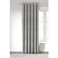 Nalu Nicole Scherzinger 'Hana' Lined Curtains in Silver | Size: 167 cm width x 183 cm drop