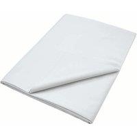 Murmur ' 250TC' Plain Dye Flat Sheet in Grey | Size: Double Flat