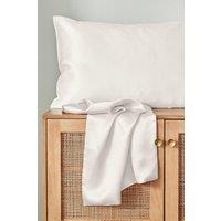 Murmur ' ' Silk Pillowcase in Ivory | Size: Standard Pillow Case