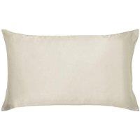 Morris & Co Silk' Standard Pillowcase in Ivory | Size: Standard Pillow Case