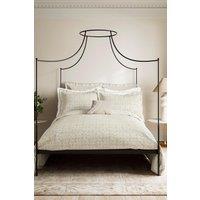 V & A 'Kerala Cotton' Duvet Cover in Light Beige | Size: Double