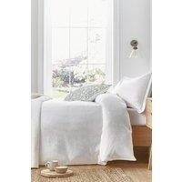 Murmur 'Greta' Cotton Duvet Cover in White | Size: Double