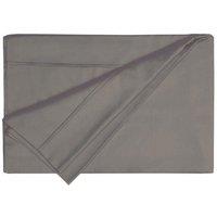 Belledorm Egyptian Cotton 200 Thread Count Flat Sheet in Dark Grey | Size: King