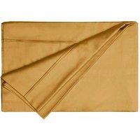 Belledorm Egyptian Cotton 200 Thread Count Flat Sheet in Mustard | Size: Double